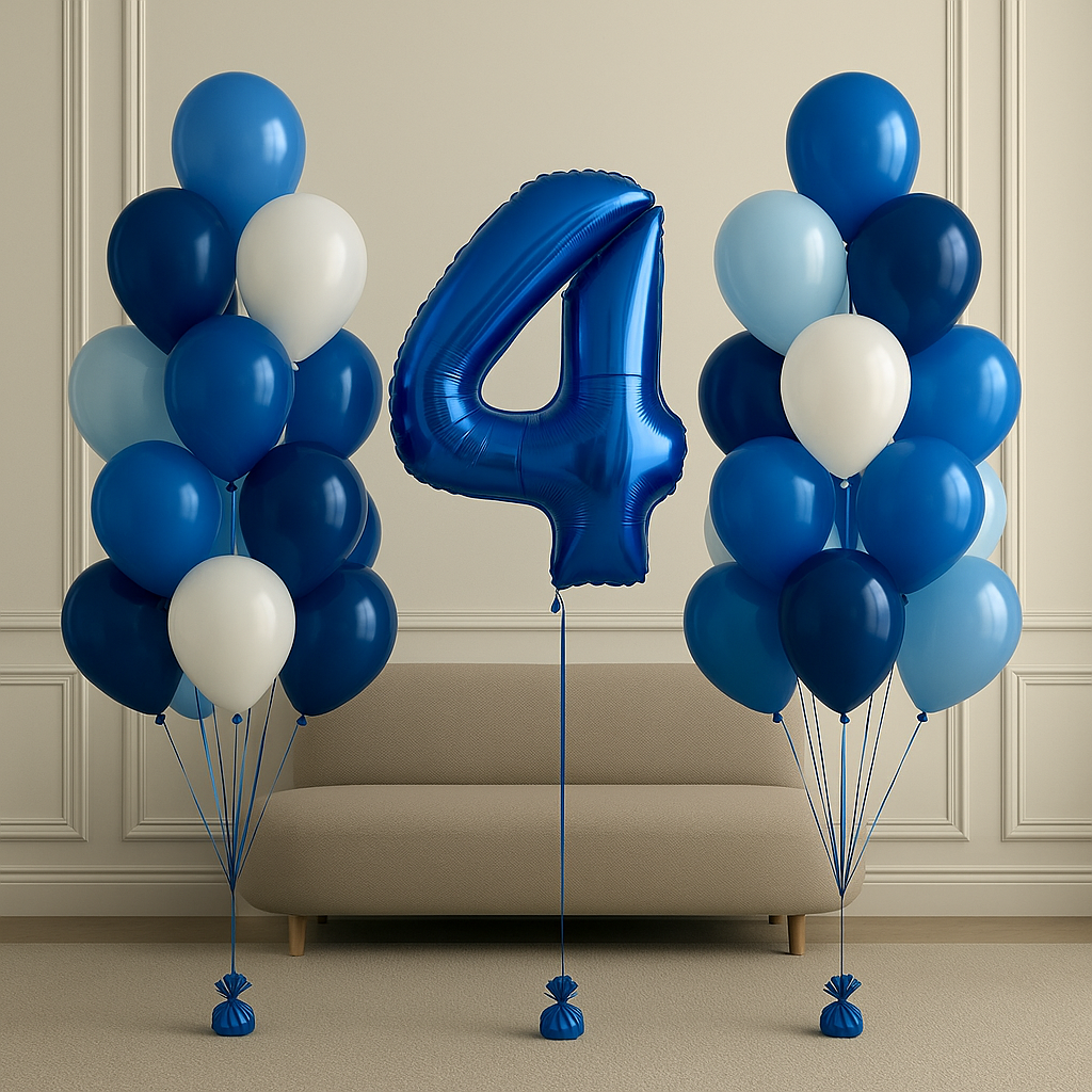 Zestaw balonów „Blue Birthday"