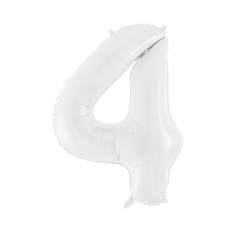 Cyfra 4 biała XXL 100 cm