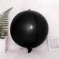 Balon foliowy kula 4d czarna 60cm