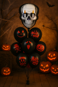 Zestaw Halloween Czaszka
