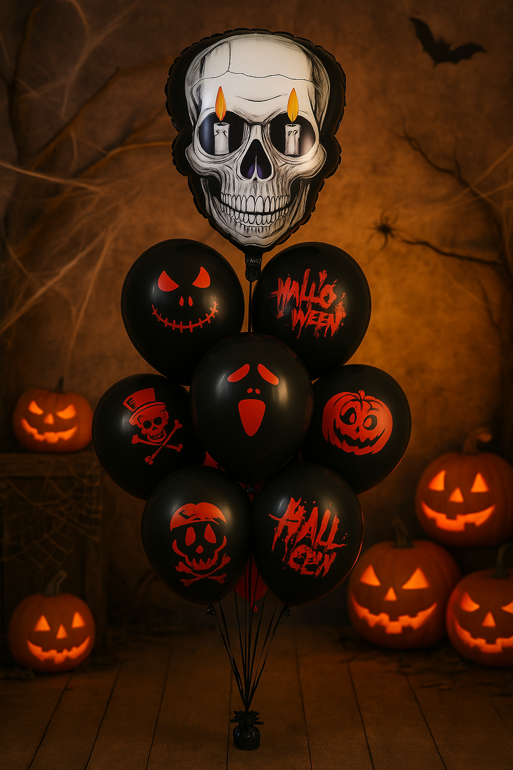 Zestaw Halloween Czaszka