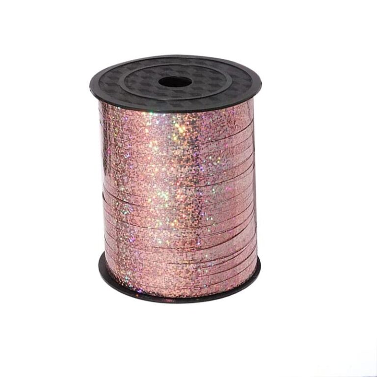 Wstążka do Balonów, błyszczący rose gold – 225 m