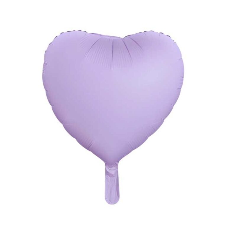 Balon foliowy serce fioletowe matowe 45 cm – hel Warszawa / wysyłka