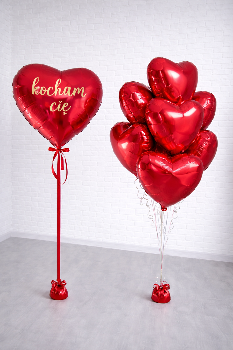 Zestaw Balonów „Kocham Cię”