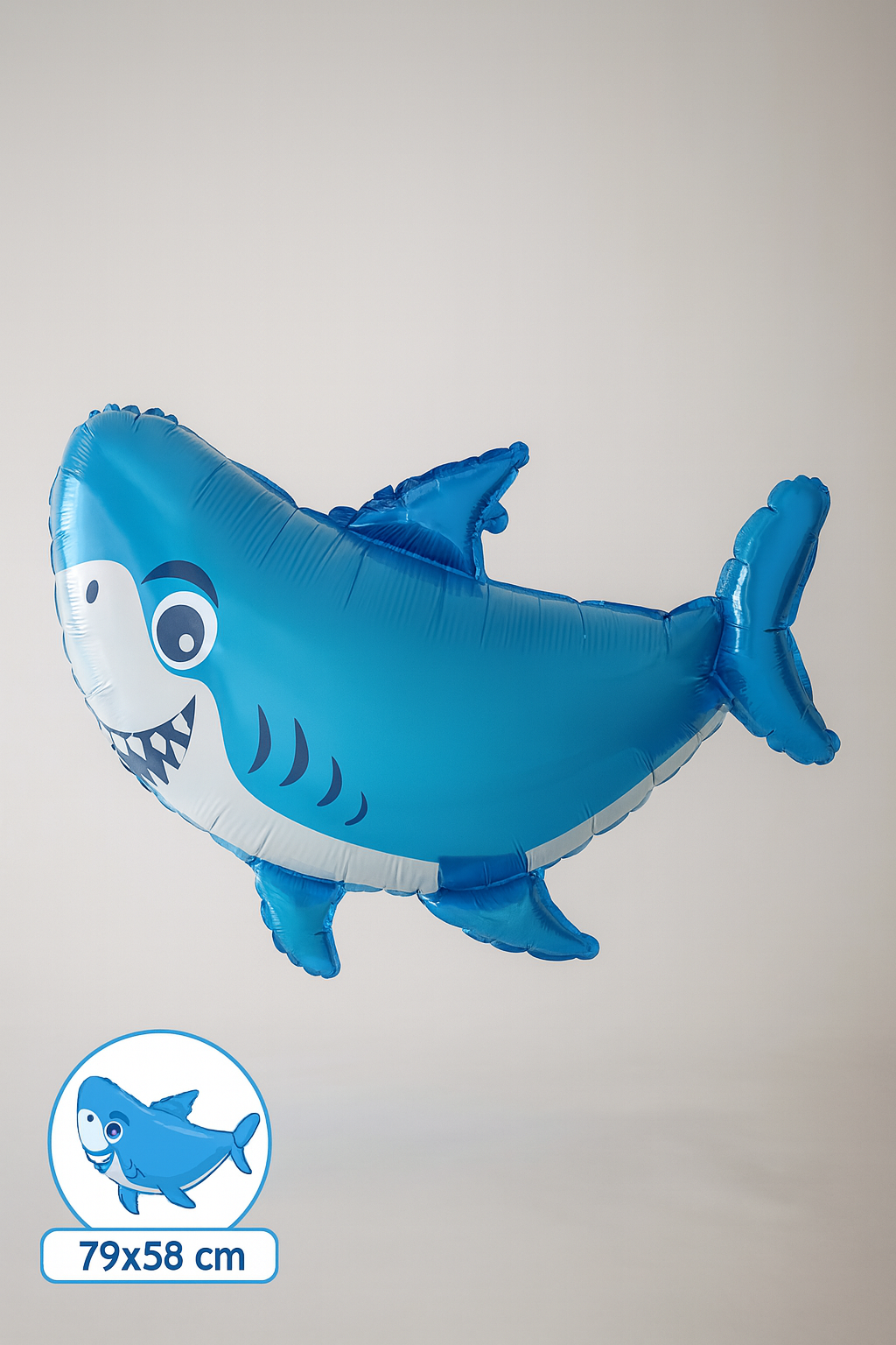 Balon foliowy rekin 79×58 cm