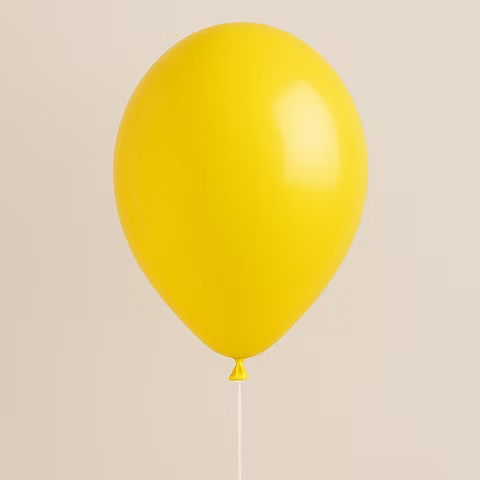Balon lateksowy żółty 30 cm – hel Warszawa / wysyłka