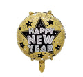 Balon Foliowy Okrągły Happy New Year - 45 cm