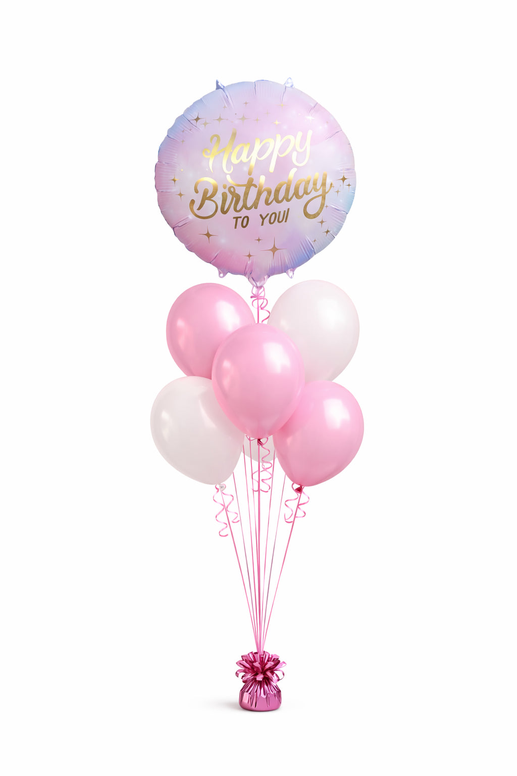 Zestaw Happy Birthday Pastel Pink