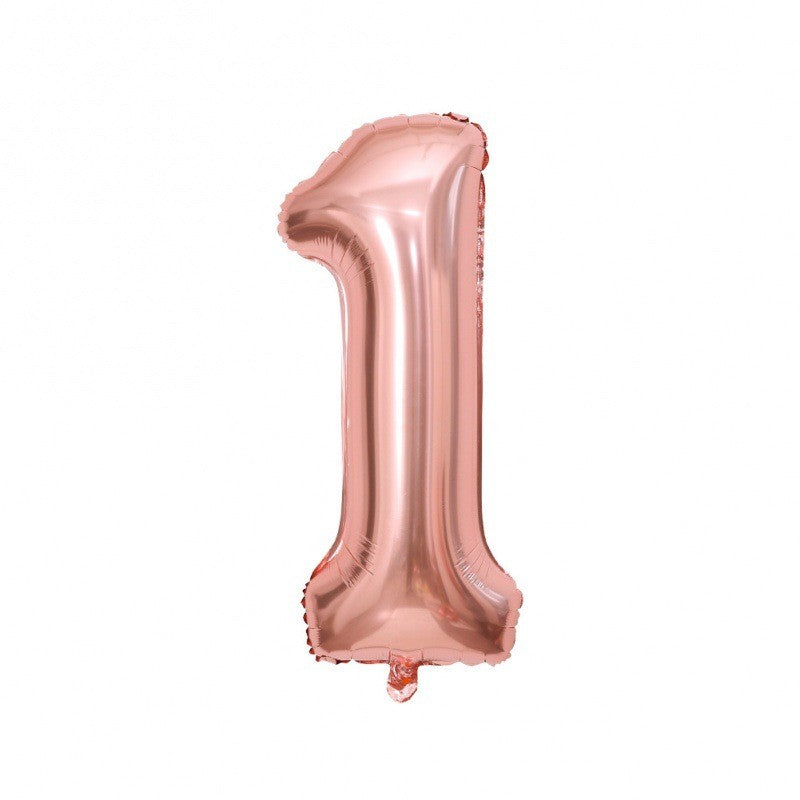 Cyfra 1 rose gold XXL 100 cm