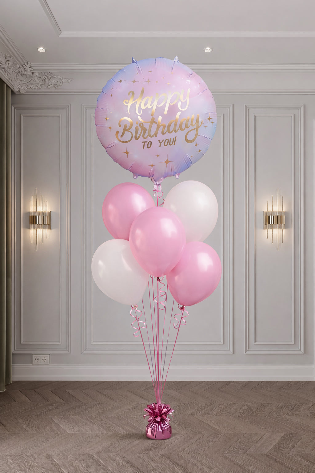 Zestaw Happy Birthday Pastel Pink