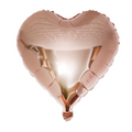 Balon foliowy serce rose gold 45 cm – hel Warszawa / wysyłka