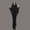 Dekoracja Halloween wiszący kościotrup 116cm