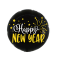 Balon foliowy okrągły 18cali 45 cm Happy New Year