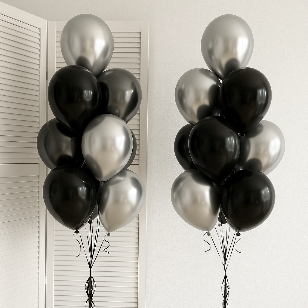 Zestaw „Black & Silver Elegance”