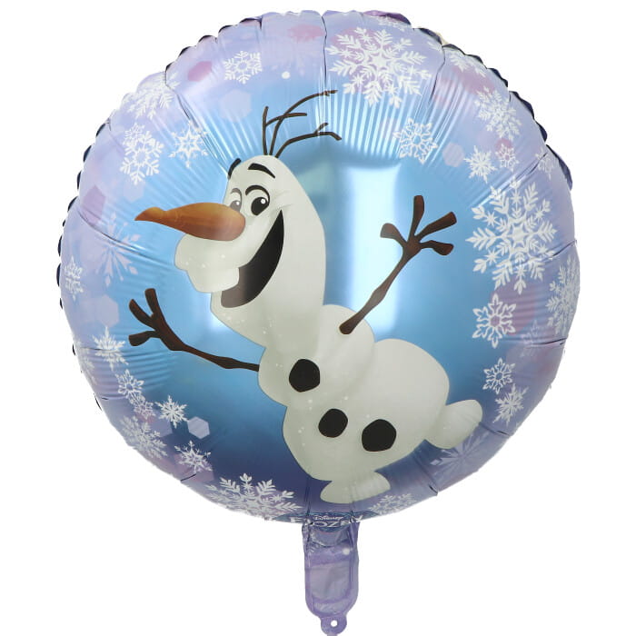 Balon Foliowy okragly Kraina Lodu- Olaf
