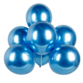 Balon lateksowy niebieski chrom 30 cm – hel Warszawa / wysyłka