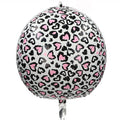 Balon foliowy kula 4d panterka 60 cm