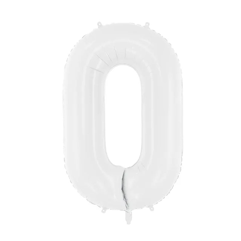 Cyfra 0biała XXL 100 cm