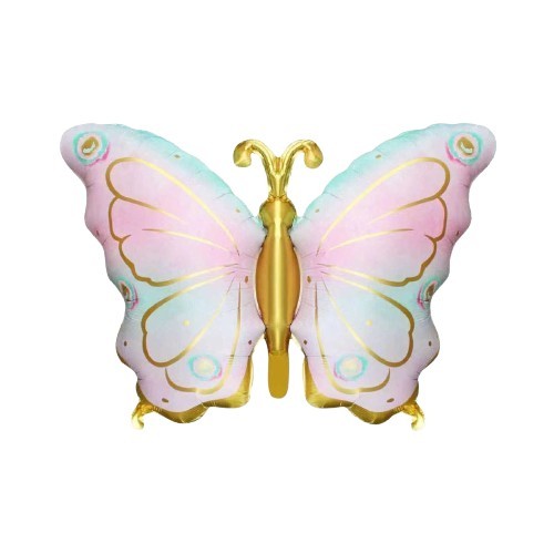 Balon Foliowy Motyl Złoty 79×52,5cm