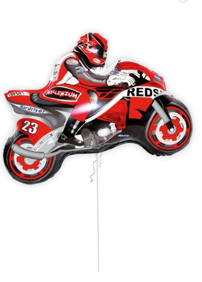 Balon foliowy motocyklista