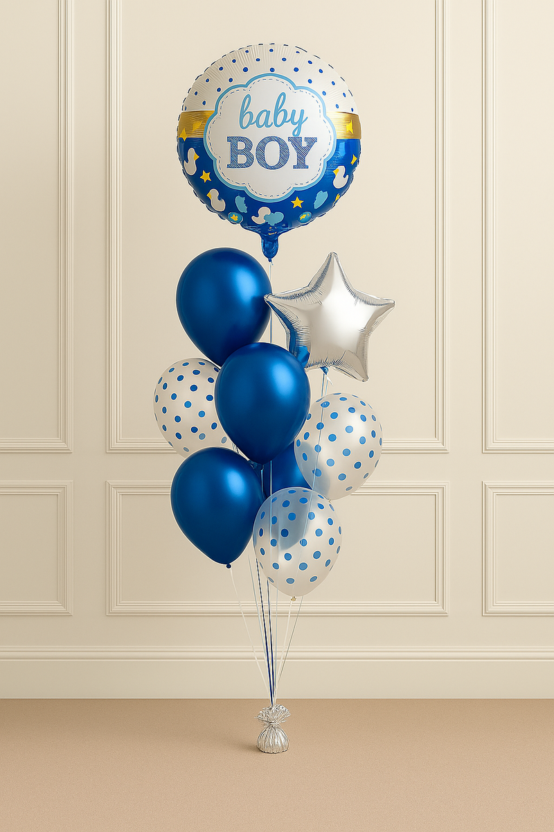 Zestaw ,, baby boy” - niebieski