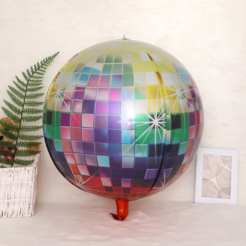 Balon foliowy kula 4D multi 55cm