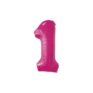 Cyfra 1 różowa XL 82 cm