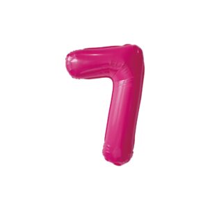 Cyfra 7 różowa XL 82 cm