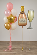 Zestaw balonów „Celebration Gold & Rose