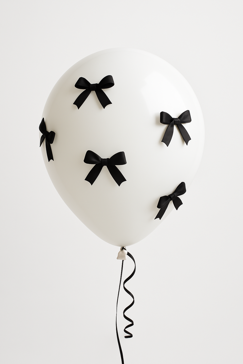 Balon Lateksowy z kokardkami