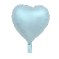Balon foliowy serce niebieskie matowe 45 cm – hel Warszawa / wysyłka