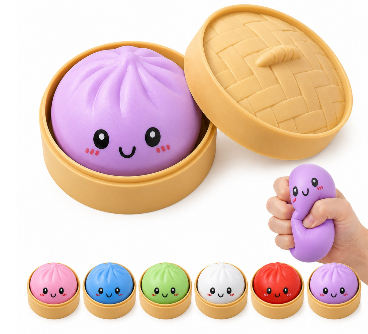 Squishy Gniotek Dumpling Pierożek Pieróg 10cm Duży