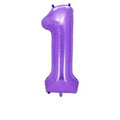 Cyfra 1 fioletowa XXL 100 cm