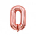 Cyfra 0 rose gold XXL 100 cm