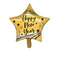 Balon Foliowy Gwiazda Happy New Year - 45 cm