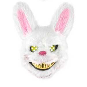 Maska Halloween Królik 25x32cm LED