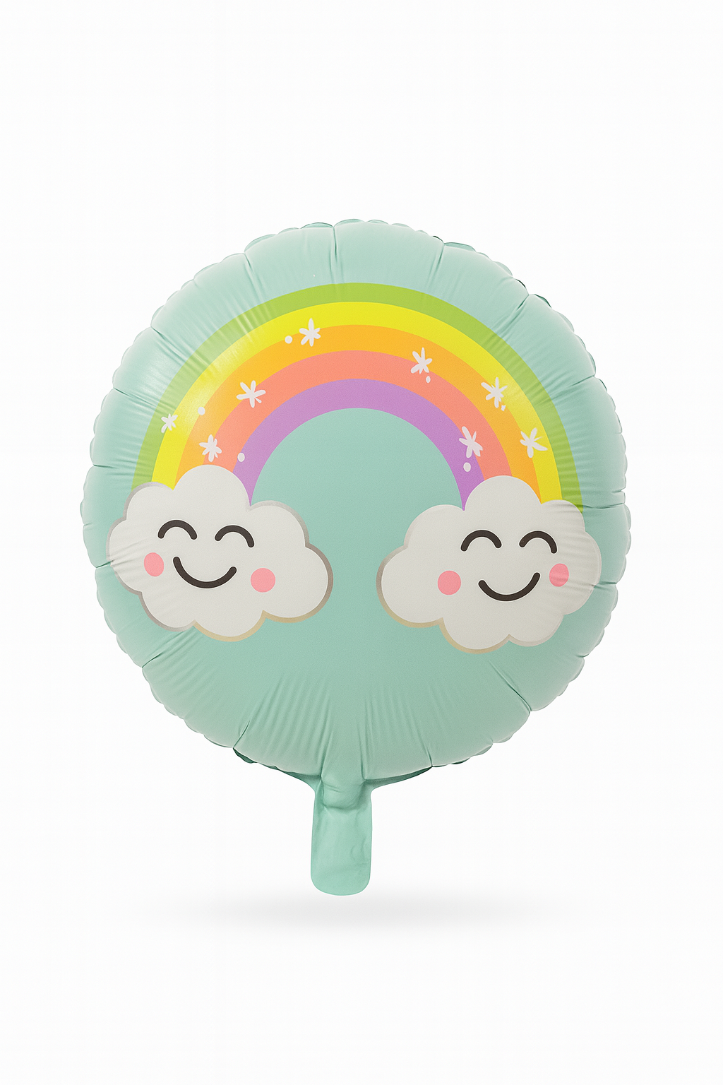 Balon foliowy tęcza z chmurkami 45 cm