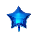 Balon foliowy gwiazda niebieska błysz 45 cm – hel Warszawa + wysyłka