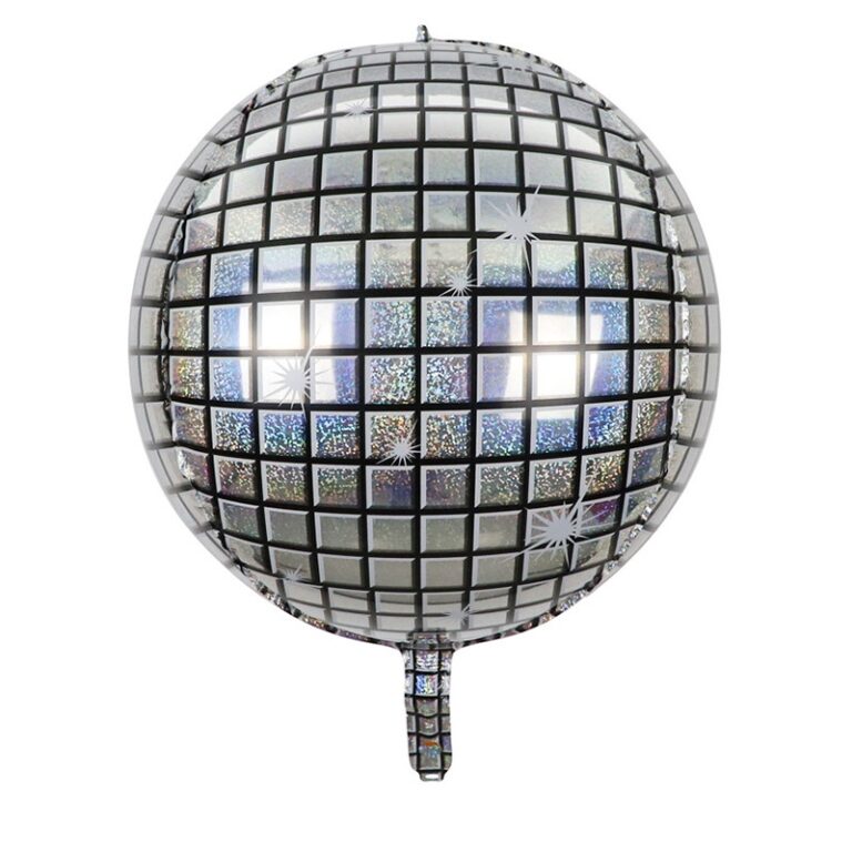Balon foliowy kula 4d disco holo 60 cm