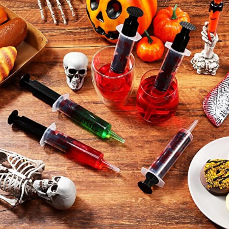 Dekoracja Halloween strzykawki 3sz, 10ml