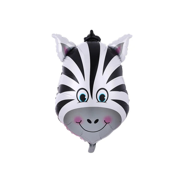 Balon Foliowy głowa zebry 65 cm