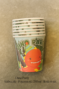 Dino– Kubeczki Papierowe 250 ml (6 szt.)