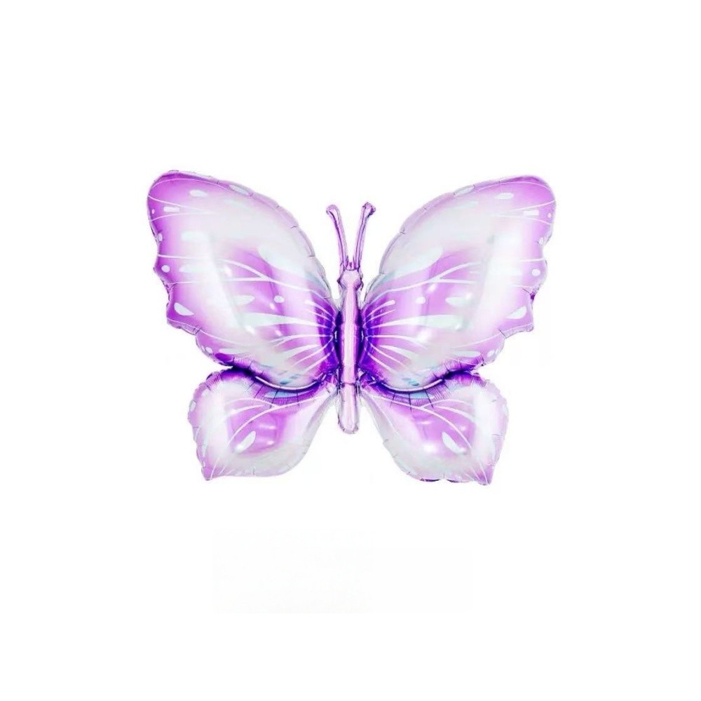 Balon foliowy Motyl Fioletowy 98x97 cm