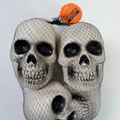 Dekoracja Halloween Czaszka Czaszki 3szt