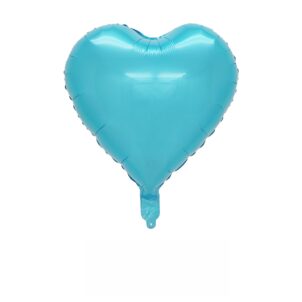 Balon foliowy serce niebieskie 45 cm – hel Warszawa / wysyłka