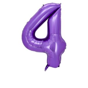 Cyfra 4 fioletowa XXL 100 cm