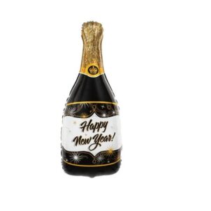 Balon Foliowy Szampan – Butelka Happy New Year 45 × 86 cm