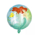Balon foliowy okrągły Mała Syrenka 45 cm