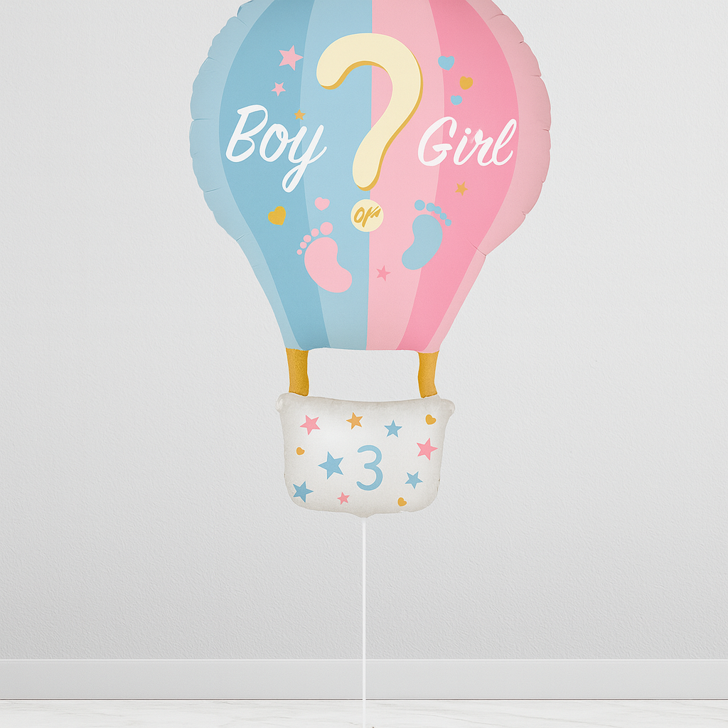 Balon z helem „Boy or Girl?”