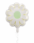 Balon foliowy Kwiatuszek Biały 45 cm